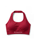 Scarletᵂᴹ  Backless Sports Bra - Burgundy Red